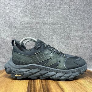 Hoka One One Anacapa 2 Low GTX Black Women's Sz 7.5 Gore-Tex Trail Running Shoes